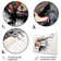«Brown Charcoal Guitare», art mural en métal