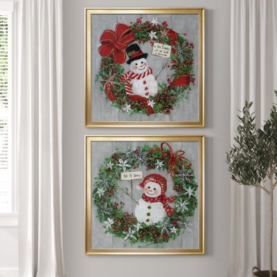 " Mr. Snowman " 2 - Pieces
