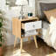 38cm W Manufactured Wood Bedside Table-512187644