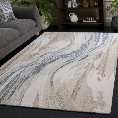 Tapis en laine touffeté à la main Metro 483
