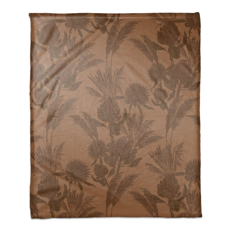Hand Woven Throw Blanket, Rust