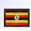 «Ouganda Country Flag», peinture sur toile encadrée-41273725-41927500