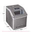 Machine à glaçons de comptoir en acier inoxydable avec fenêtre transparente Frigidaire, machine à glaçons transparente, 40 lb-42662439