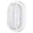 Alaettin 8.51'' H Integrated LED Frosted Glass Outdoor Oval Bulkhead Light-1872199468