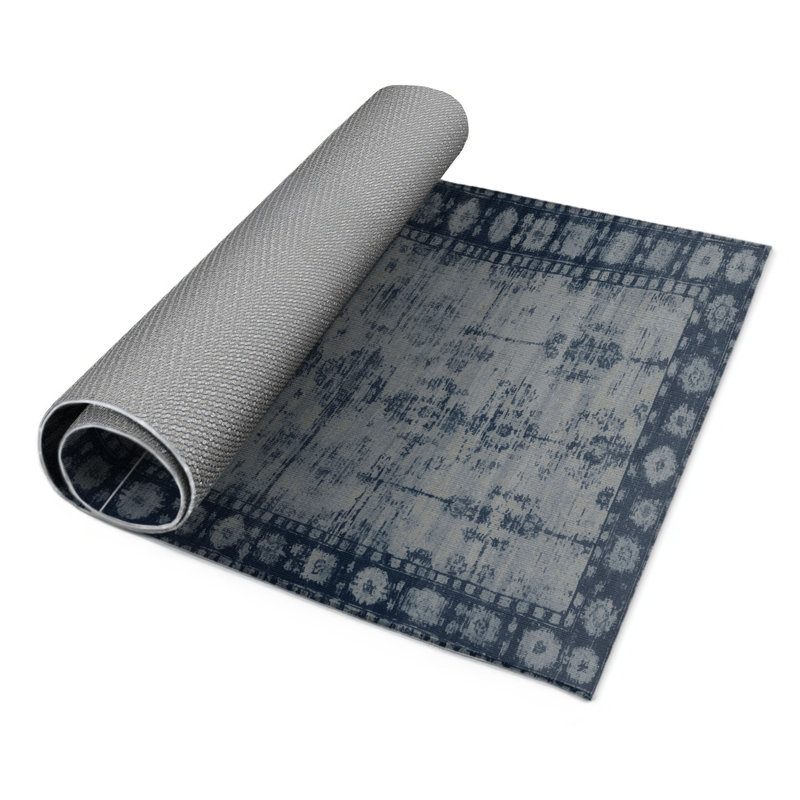 Tapis gris intérieur et extérieur surteint