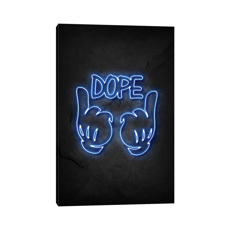 Dope by Durro Art - Wrapped Canvas Gallery-Wrapped Canvas Giclée, 20.32 cm H x 30.48 cm W