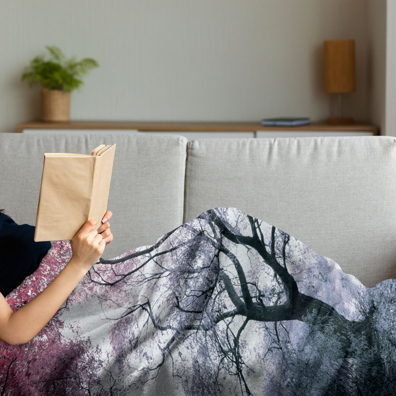 Hand Woven Throw Blanket, 50" x 60"