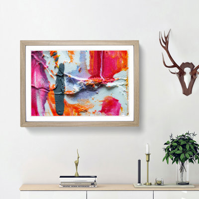 Abstract Art Painting Vol.122 by S.Johnson - Framed Print
