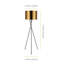 Ftenelle 158cm Black Tripod Floor Lamp-27797222