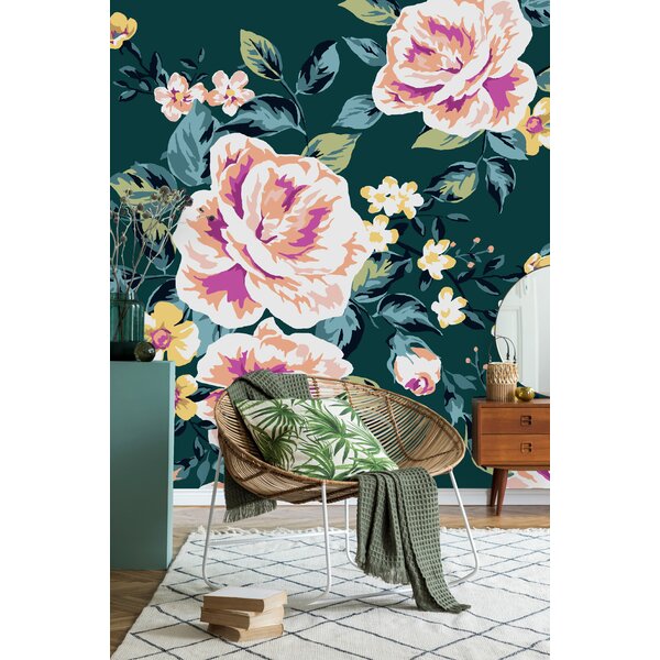 Red Barrel Studio® Floral Wall Mural | Wayfair