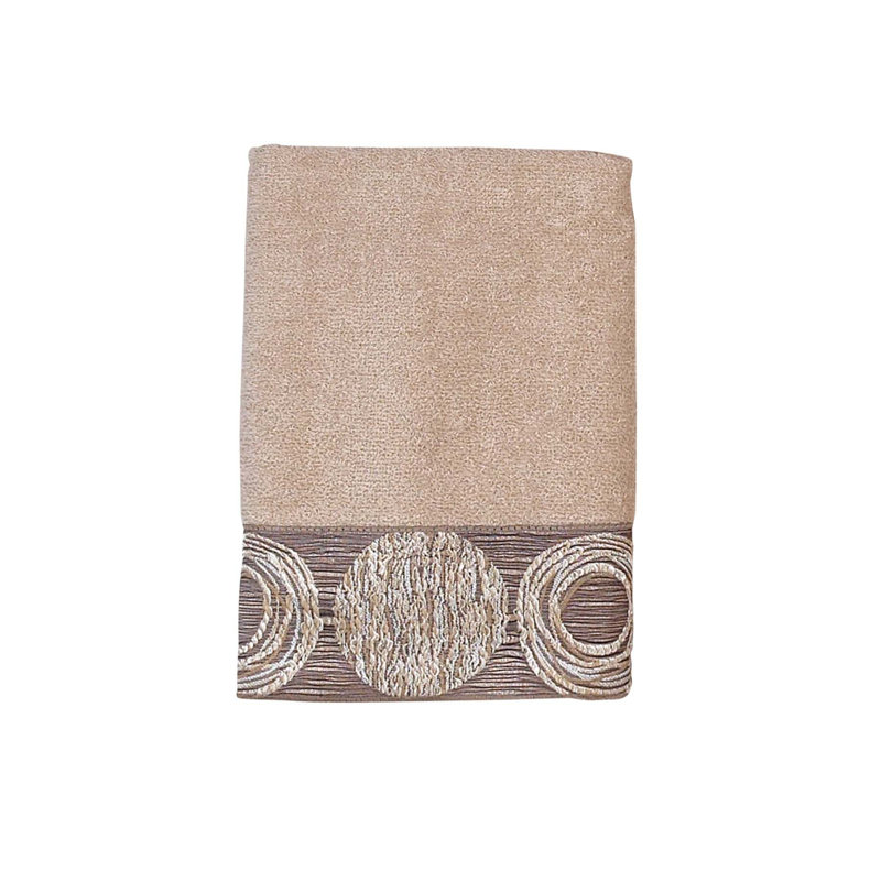 Golden 100% Cotton Midweight Hand Towel, Black, Fingertip Towels - 1 Pack