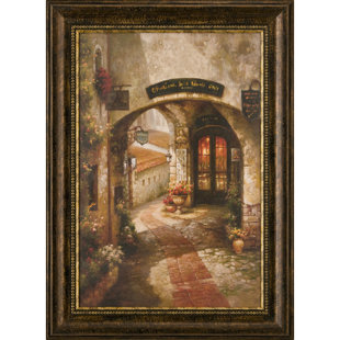 «Ashton Art & Décor Good Company Awaits», reproduction d'art encadrée