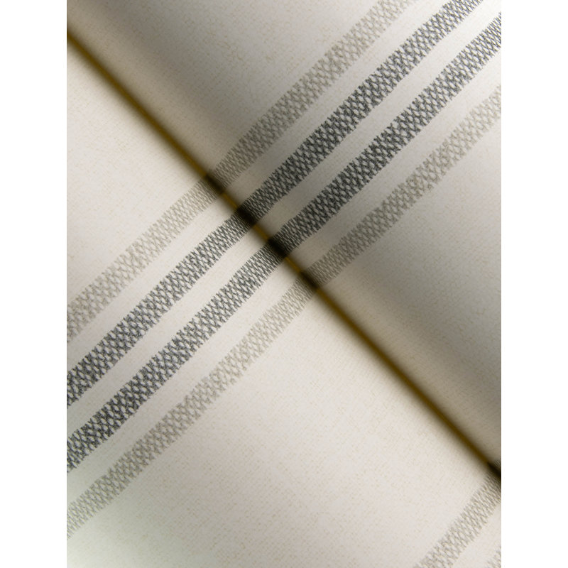Papier peint à rayures Lovage, Gris