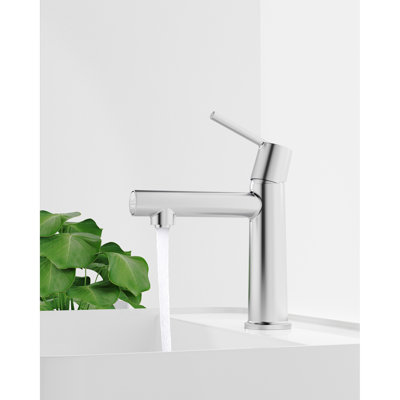 Robinet de baignoire monté sur le comptoir pour la salle de bain - lavabo à 1 trou, fontaine deux-flux, finition anti-rayures, résistance à la corrosion, économie d'eau, fontaine de robinetterie pour installation à deux mains, égratignure, efficacité,