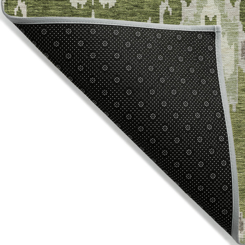 Malchow Washable Ikat Indoor / Outdoor Rug, Rectangle 9' x 12'