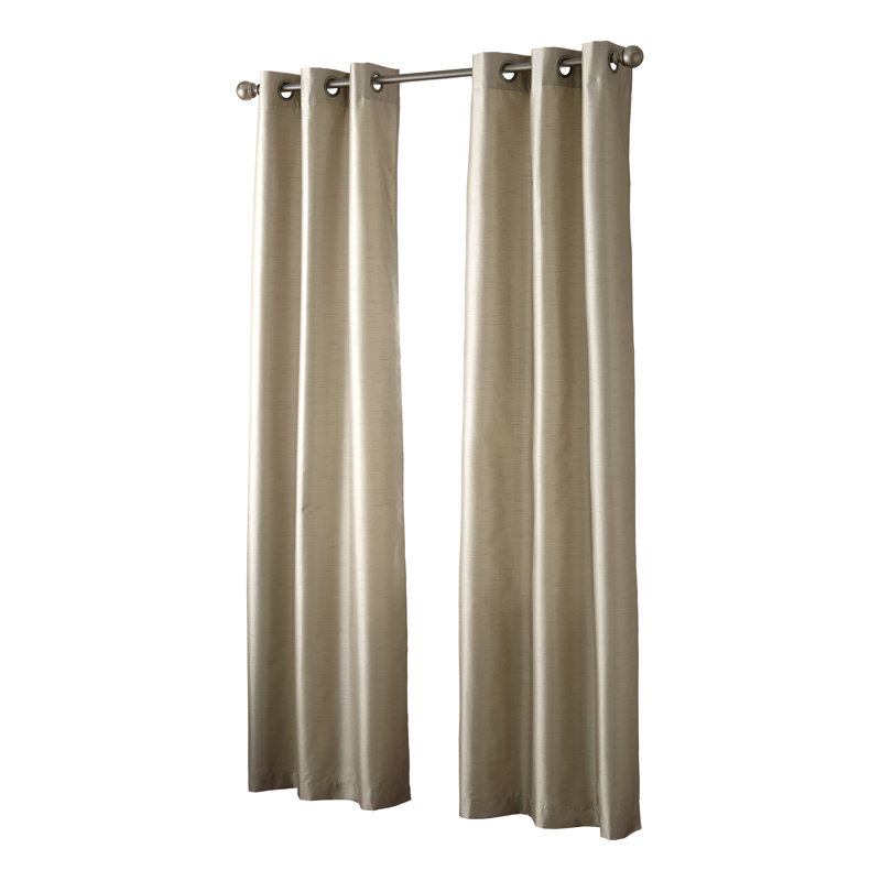 Aliese Blackout Curtain Pair, Taupe