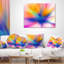Rays of Speed - coussin imprimé abstrait jaune