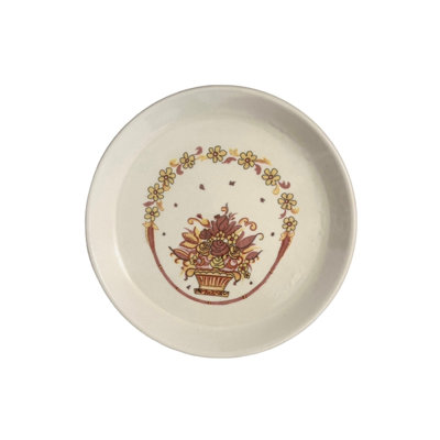 Nantasket Porcelain Flower Dessert Plate