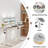 Electric Standing Desk Adjustable Height Sit Stand Home Office Desk With Splice Board-2074435701-2074435699