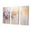 Geier - Ensemble d'art mural sur toile Violets-107768897-107768898