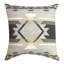 Coussin décoratif noir flamme 20 po x 20 po