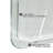 Clear Plastic Wall Mount File Holder with Double Sided Tape, 4-Pack