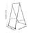 Heavy-Duty Aerial Yoga Swing Stand with Adjustable Hammock Frame, Portable Steel Inversion Rig for Home & Studio