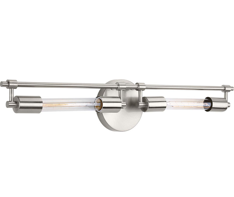Hiltner 2 - Light Dimmable Vanity Light, Brushed Nickel
