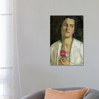 The Sculptress Clara Rilke-Westhoff, 1905 by Paula Modersohn-Becker - Wrapped Canvas Painting