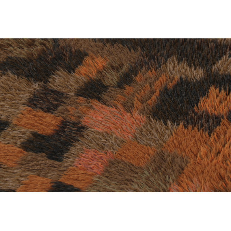 Scandinavian One-of-a-Kind 2'8x4'7 Hand Knotted Area Rug