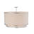 Textrene 8 - Light Nickel Drum Pendant