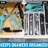 Zulay Kitchen Silverware Organizer Tray - 6-Compartment Non Slip Kitchen Utensil Organizer