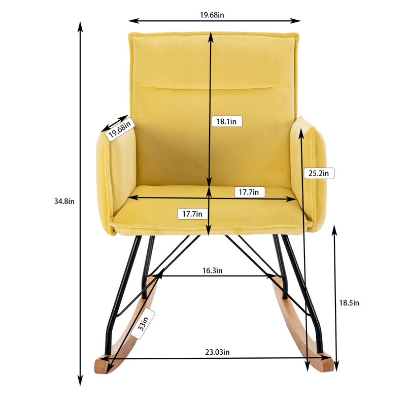 Chaise berçante Jaiyana