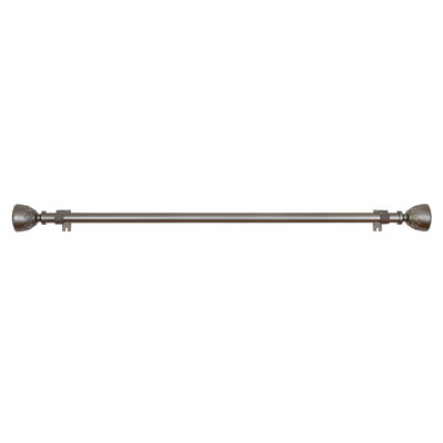 Lucrece Adjustable Single Curtain Rod