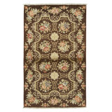 Handmade Silk and Wool Area Rug