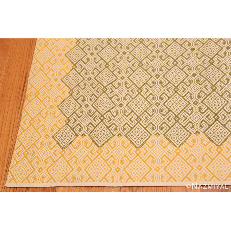 Scandinavian One-of-a-Kind Rectangle 4'2" x 5'8" Area Rug