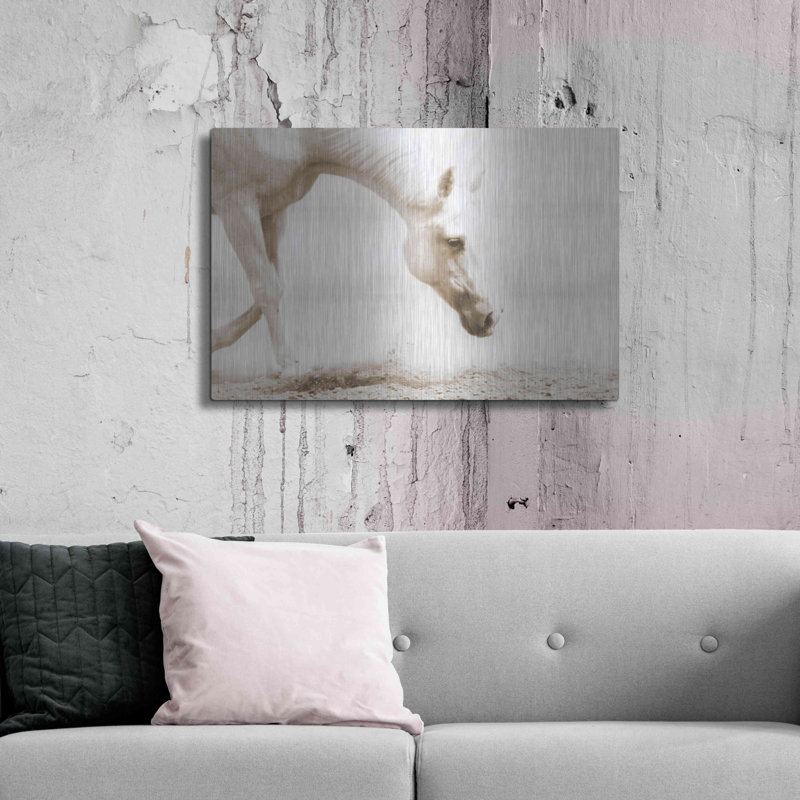 «Trail Horse Sepia» par Kari Brooks, H 24 po x l 36 po