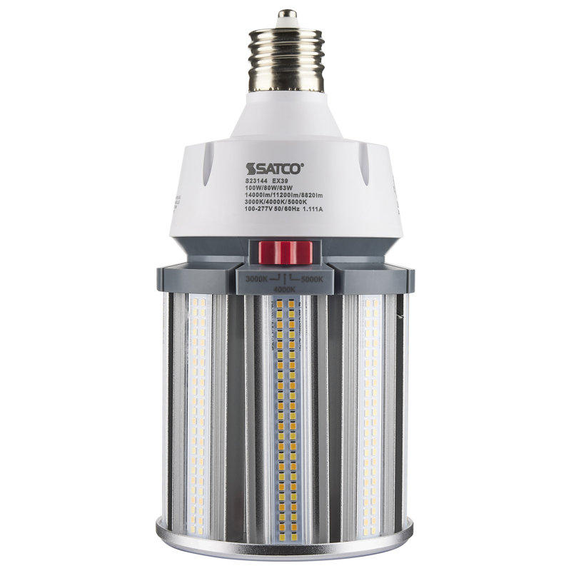 100 Wattage, LED Dimmable Light Bulb, Selectable CCT E39/Mogul Base