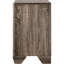 Table de chevet 2 tiroirs en taupe délavé, structure classique, structure double, tiroirs doubles pour l'organisation de la chambre à coucher, largeur rectangulaire de 23,5 pouces et profondeur rectangulaire de 16,5 pouces, structure, décor idéal, hauteur de 27