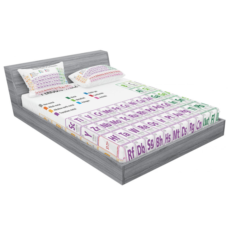 Microfiber Sheet Set, Queen Sheet Set with 2 Pillowcases
