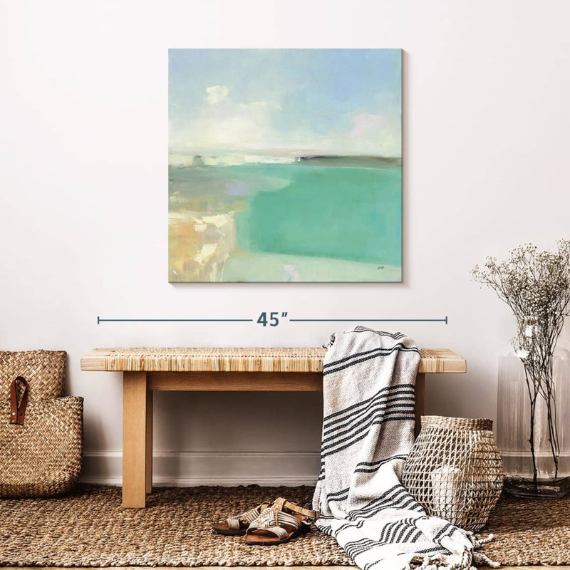 Summer Coastline, 30" H x 30" W