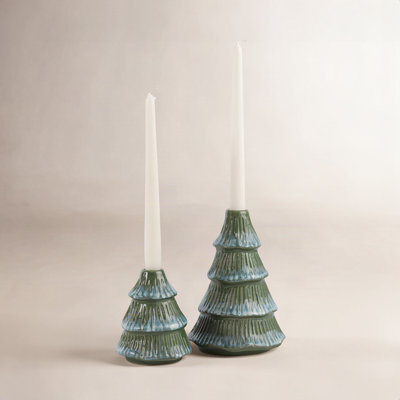 Tree Frost Candleholder 4.25"x 4.5"