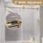 56–60" W x 60" H Fully Frameless Sliding Bathtub Door, 5/16" (8mm) Clear Tempered Glass with Safety Film, Stainless Steel Hardware, Gold Finish-122538952