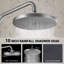 Cascade 10" Solid Brass Exposed Round Shower Combo Set With Pressured Balanced Valve-95862518
