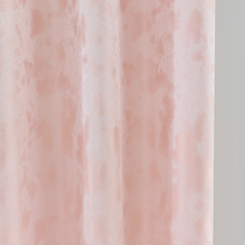 Panneau de rideau simple obscurcissant avec œillets Thorson, L 54 po x L 95 po, Rosé