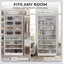 Armoire à chaussures réglable à 9 niveaux, rangement en bois robuste pour l'entrée, le couloir, le salon, le vestiaire, maximise l'espace et l'organisation