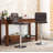 Sachel Swivel Faux Leather Adjustable Hydraulic Bar Stool Dining Chair, 2pcs-1595424700