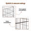 100 cm W Border Fencing