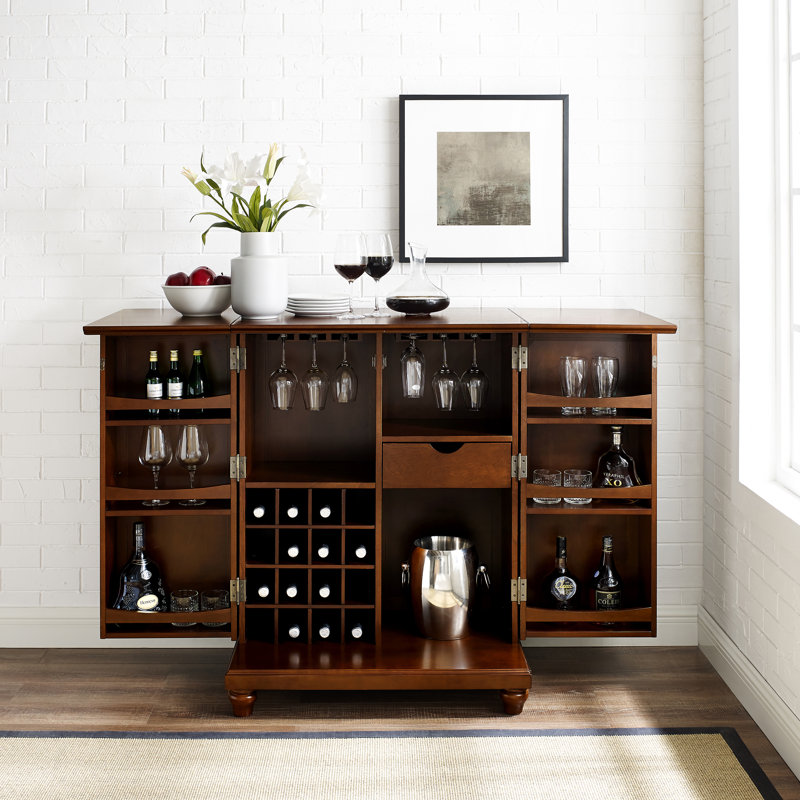 Hedon Bar Cabinet, Vintage Mahogany