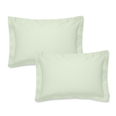 400 Thread Count 100% Cotton Sateen Oxford Pillowcase Pair